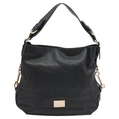 MICHAEL Michael Kors Black Leather Large Big Valley Hobo