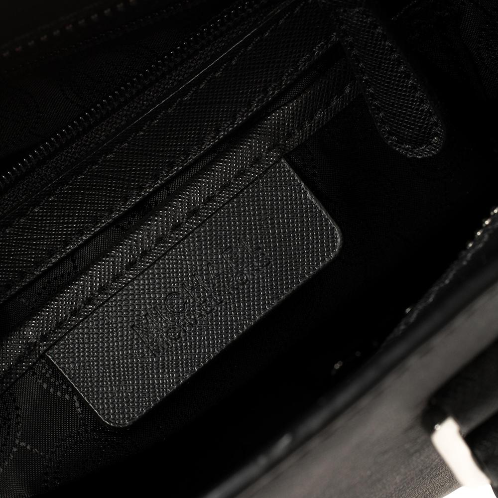 Michael Michael Kors Schwarzes Leder Große Selma Öse Satchel 3