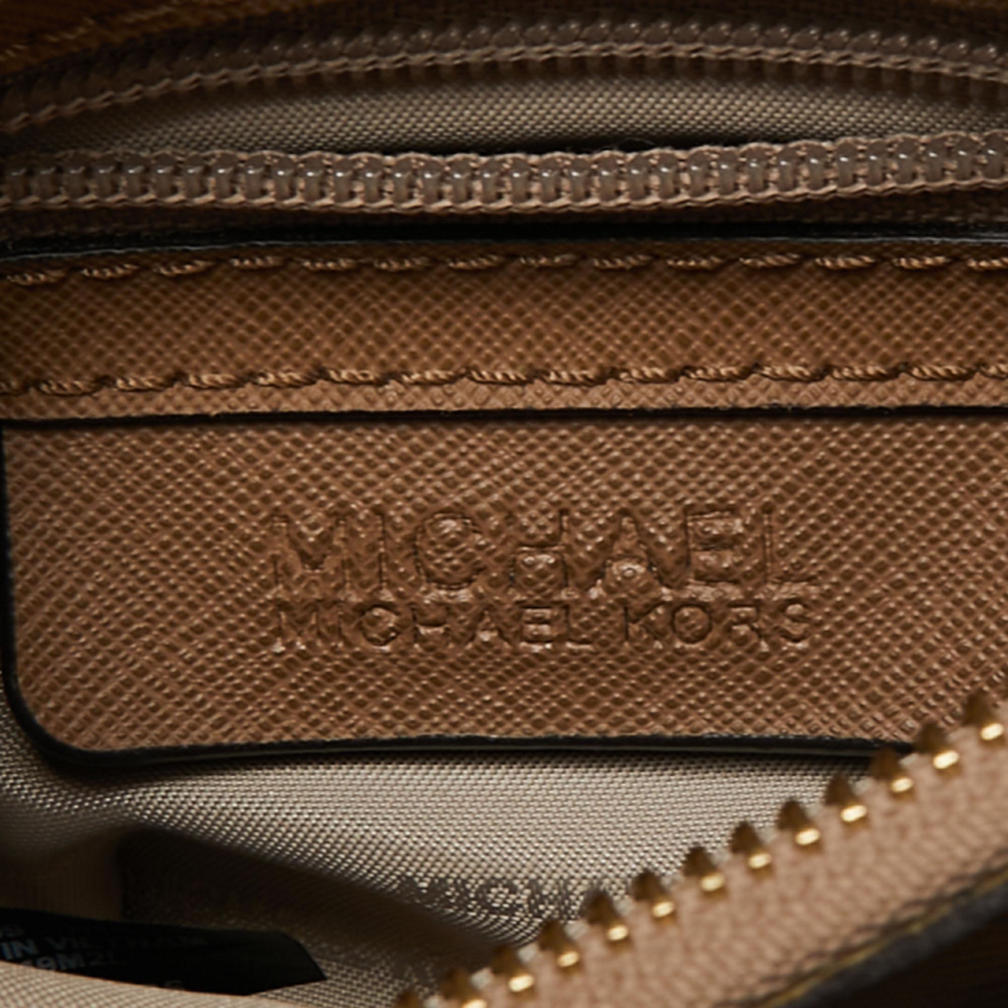 MICHAEL Michael Kors Black Leather Mini Mercer Tote 5