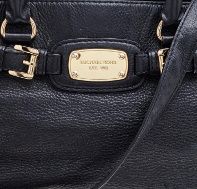 Women's MICHAEL Michael Kors Black Leather Shoulder Bag