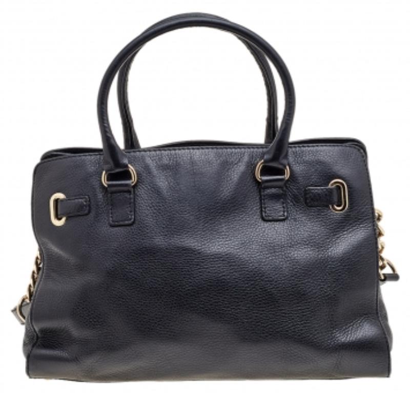 MICHAEL Michael Kors Black Leather Shoulder Bag 2