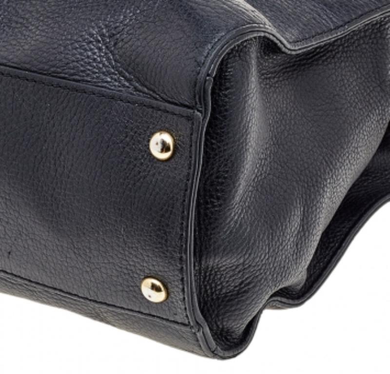 MICHAEL Michael Kors Black Leather Shoulder Bag 4