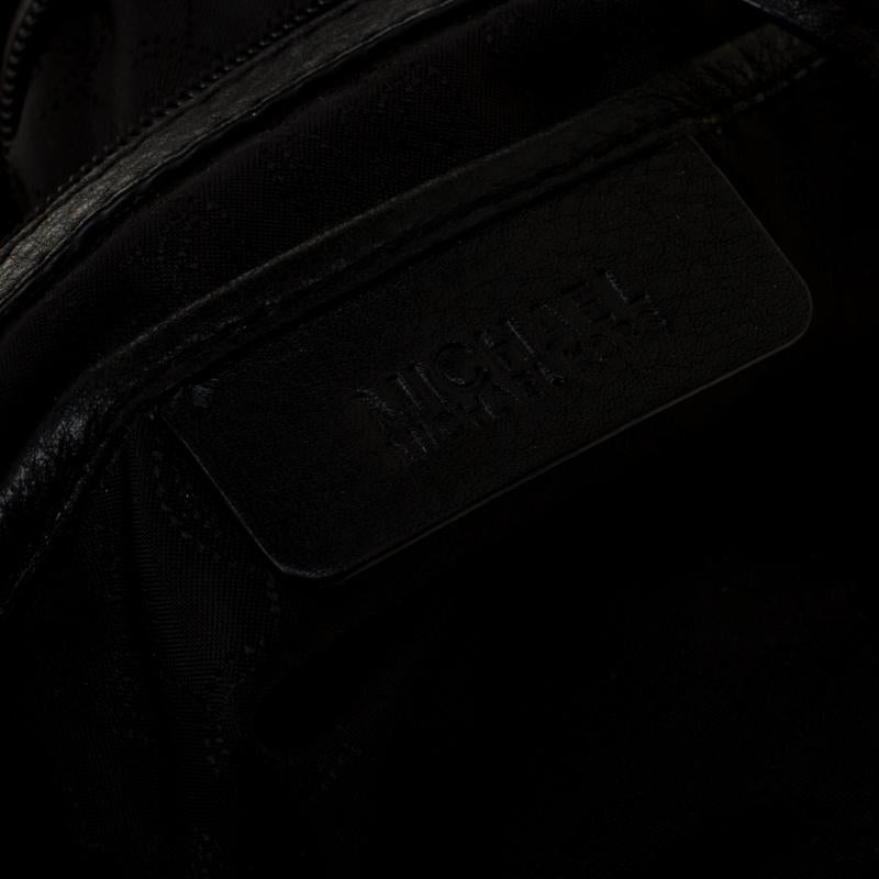 Michael Michael Kors Black Leather Tassel Hobo 1