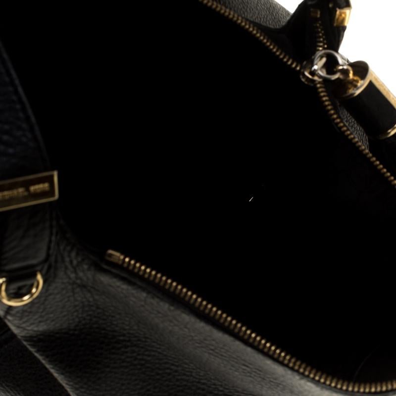 Michael Michael Kors Black Leather Tassel Hobo 2