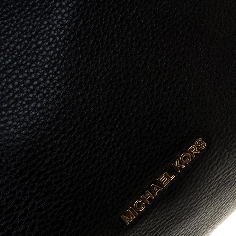 Michael Michael Kors Black Leather Tassel Hobo 3