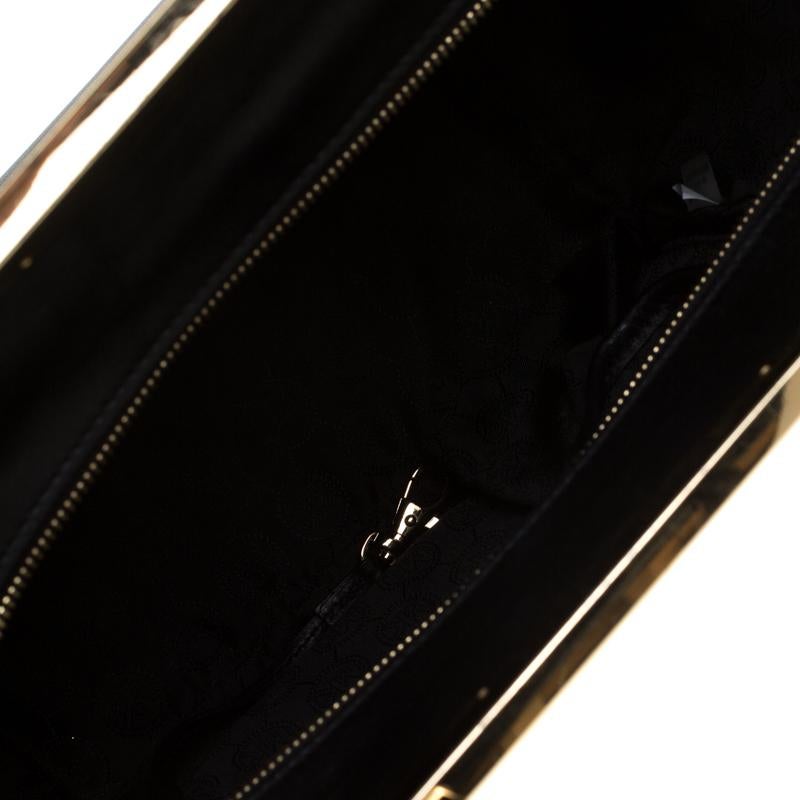 Michael Michael Kors Black Leather Top Handle Bag 6