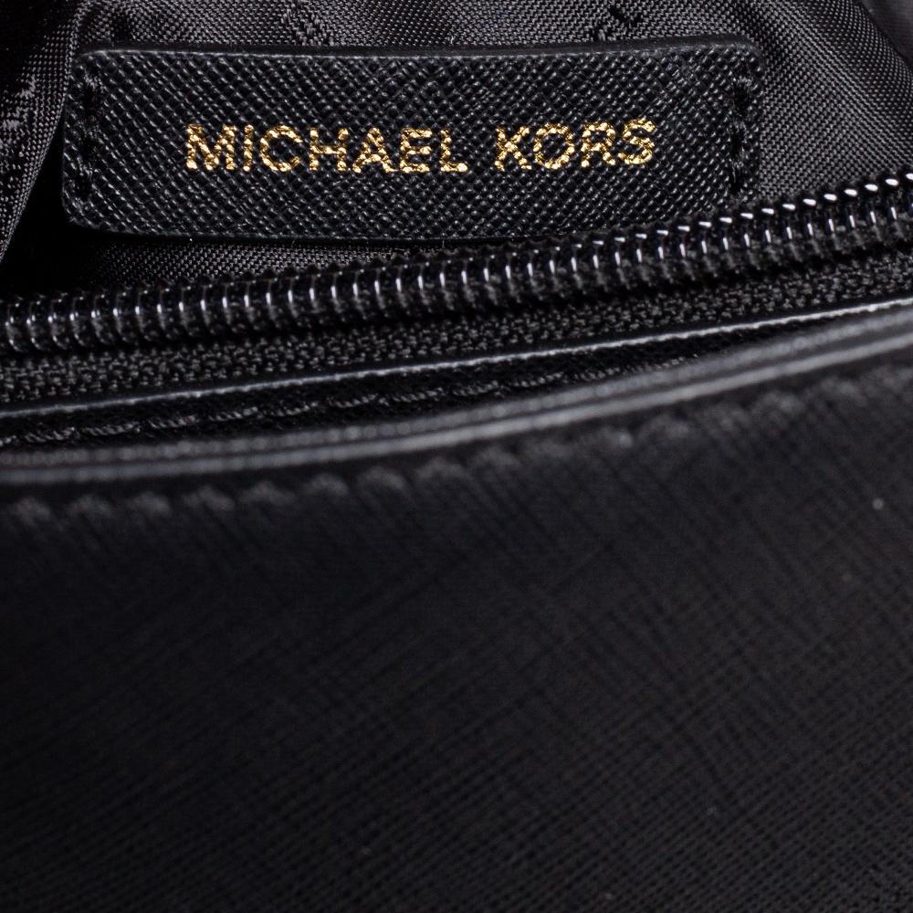 MICHAEL Michael Kors Schwarze Sofia Tragetasche aus perforiertem Leder 2
