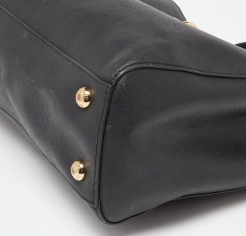 Noir MICHAEL Michael Kors Fourre-tout moyen Cynthia en cuir Saffiano noir