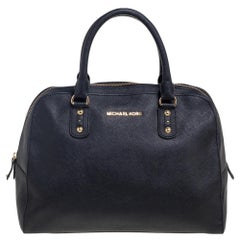 MICHAEL Michael Kors Schwarze Sandrine-Tasche aus Saffiano-Leder