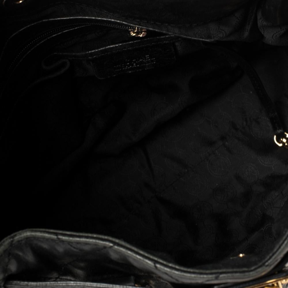 MICHAEL Michael Kors Black Studded Leather Hamilton North South Tote 3