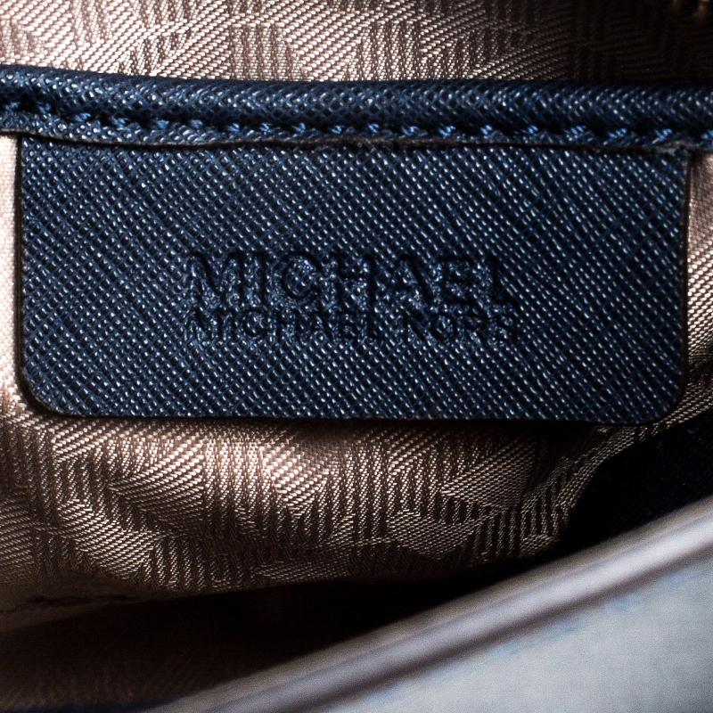 MICHAEL Michael Kors - Sac cabas Bridgette en cuir bleu Saffiano 2