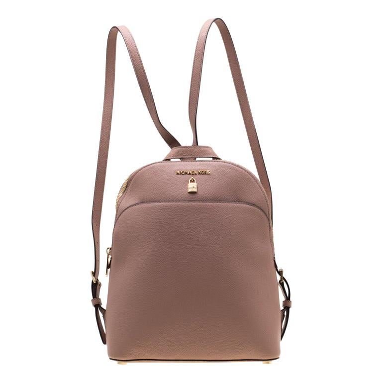 MICHAEL Michael Kors Blush Pink Leather Adele Backpack For Sale at