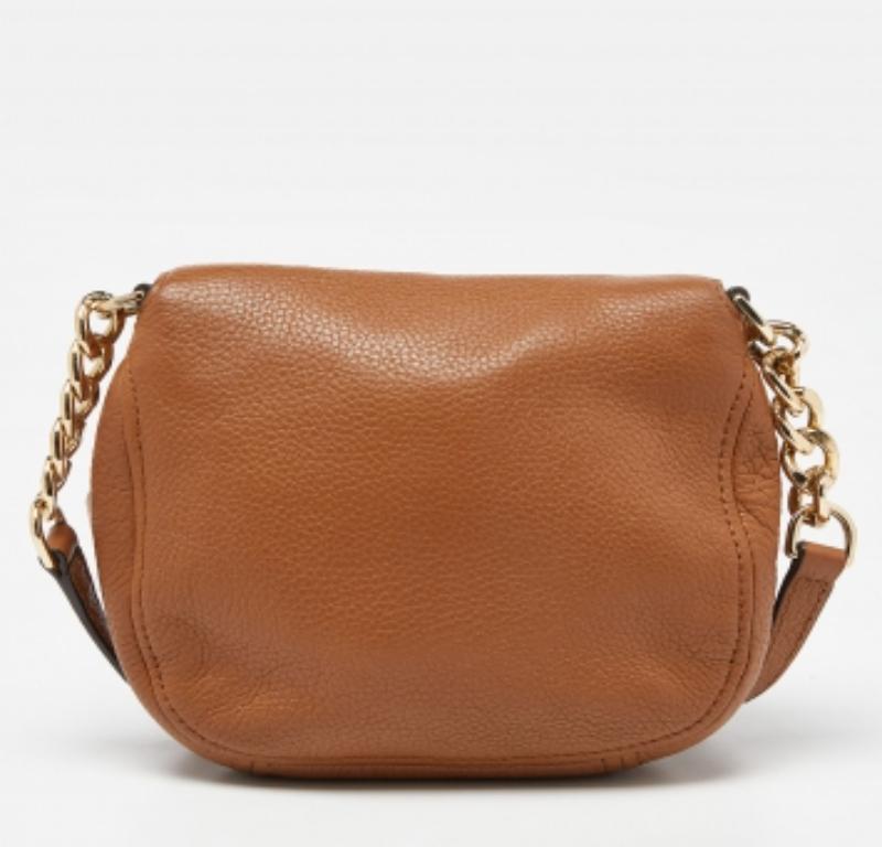 Michael Kors Marrone  Borsa Bedford Crossbody in pelle in vendita 3