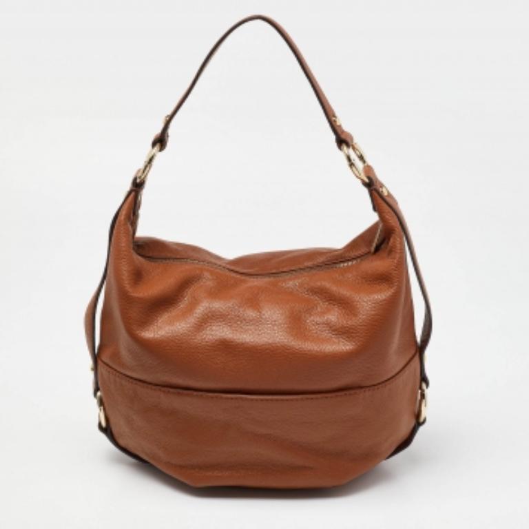 MICHAEL Michael Kors Hobo Fulton de piel marrón Marrón en venta
