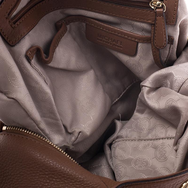 MICHAEL Michael Kors Brown Leather Fulton Shoulder Bag 4