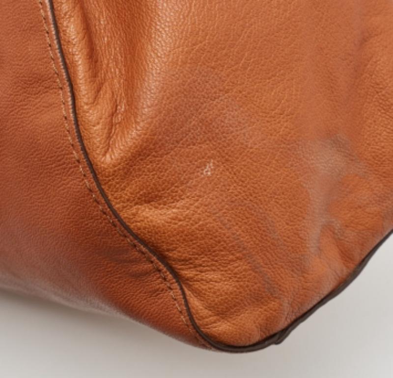 Michael Kors - Tote in pelle marrone Hamilton North South in vendita 4