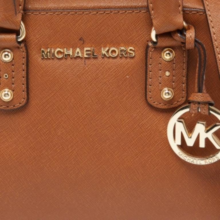 Donna Michael Michael Kors: borsa in pelle marrone in vendita