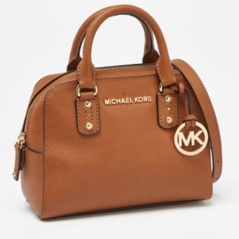 Michael Michael Kors: borsa in pelle marrone in vendita 1