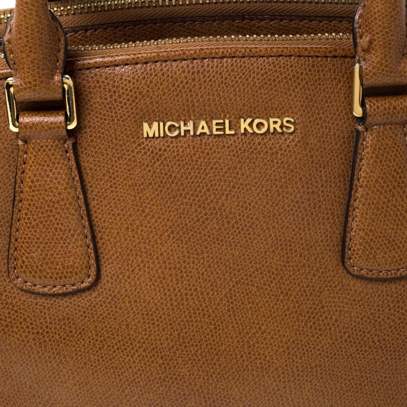 Michael Michael Kors Brown Leather Satchel 4