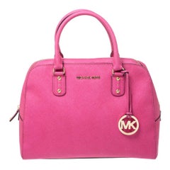 MICHAEL Michael Kors - Sac à dos Cindy Dome en cuir fuchsia