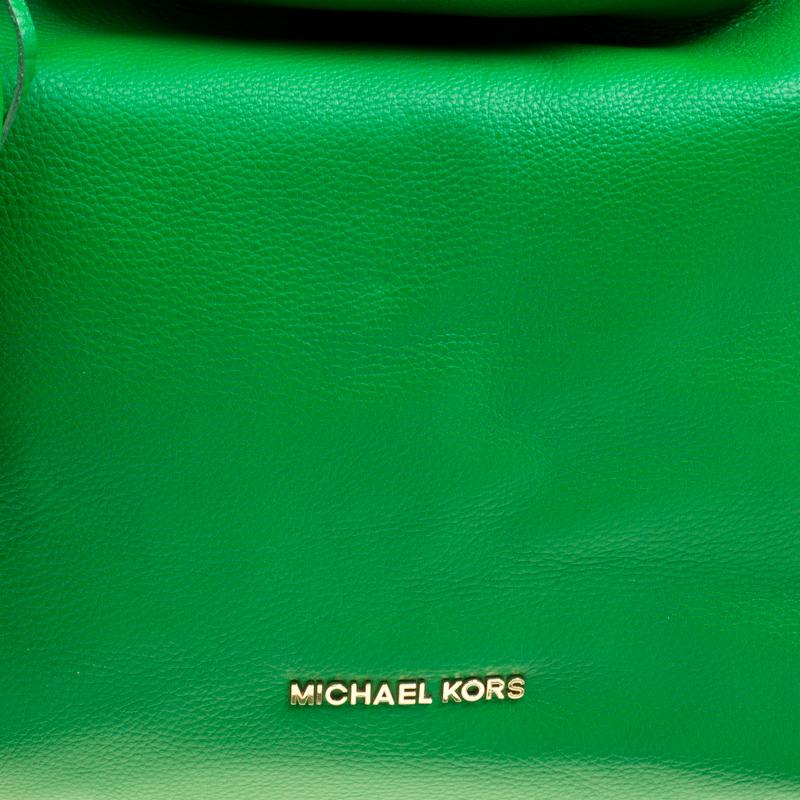 Michael Michael Kors Green Leather Medium Weston Shoulder Bag 3