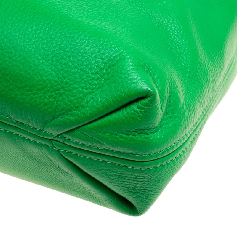 Michael Michael Kors Green Leather Medium Weston Shoulder Bag 1