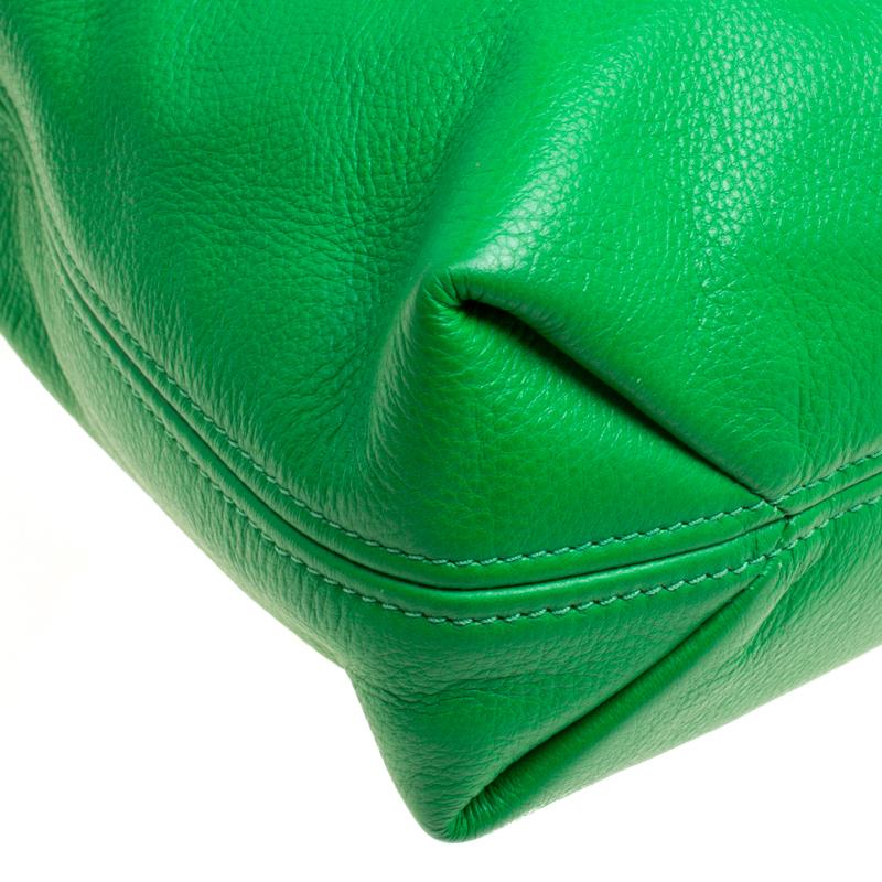 Michael Michael Kors Green Leather Medium Weston Shoulder Bag 2