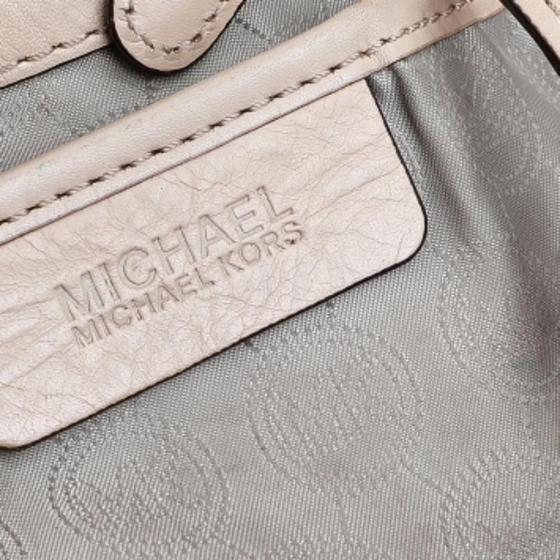 MICHAEL Michael Kors Khaki/Schwarze Python-Ledertasche aus Leder Tote (Grau)