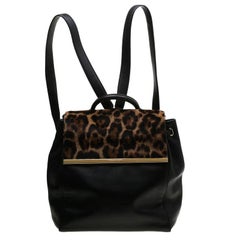 MICHAEL Michael Kors Leopard Print Calfhair and Leather Lana Backpack