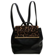 Used MICHAEL Michael Kors Leopard Print Calfhair and Leather Lana Backpack