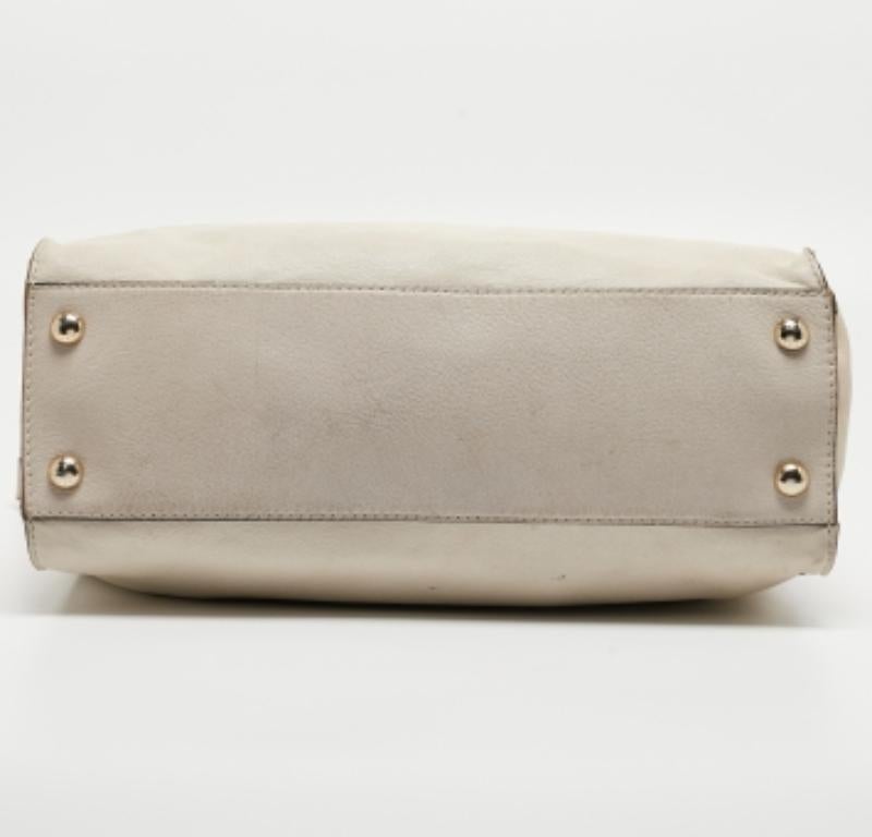 Michael Michael Kors - Tote grande Hamilton Nord Sud in pelle beige chiaro in vendita 5