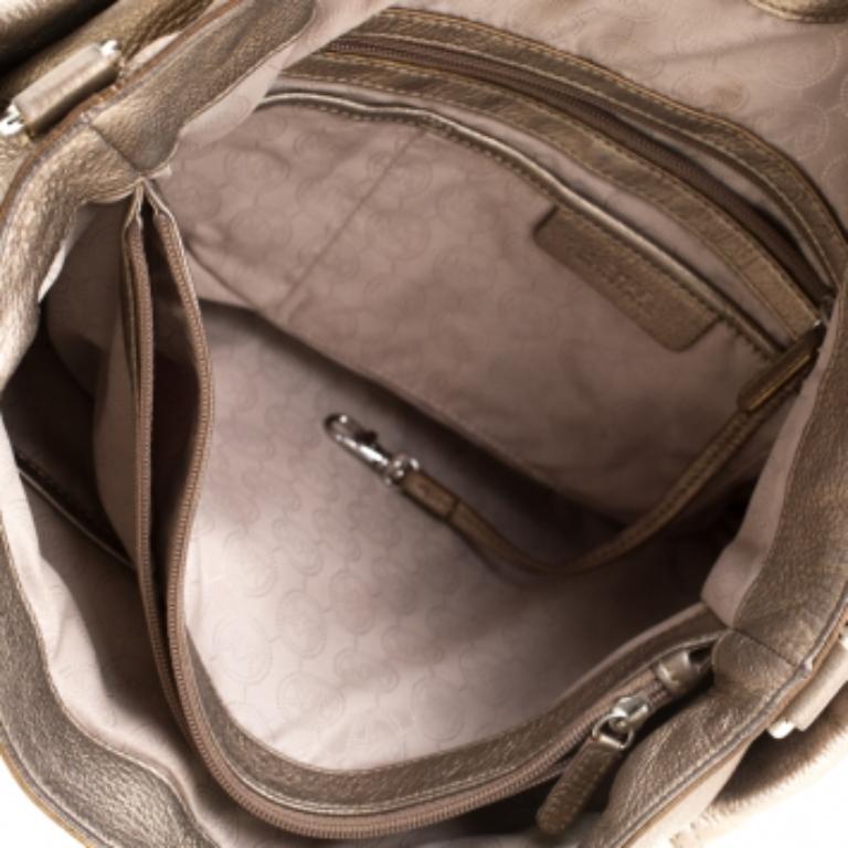 Donna Michael Kors - Borsa in pelle oro metallizzato in vendita