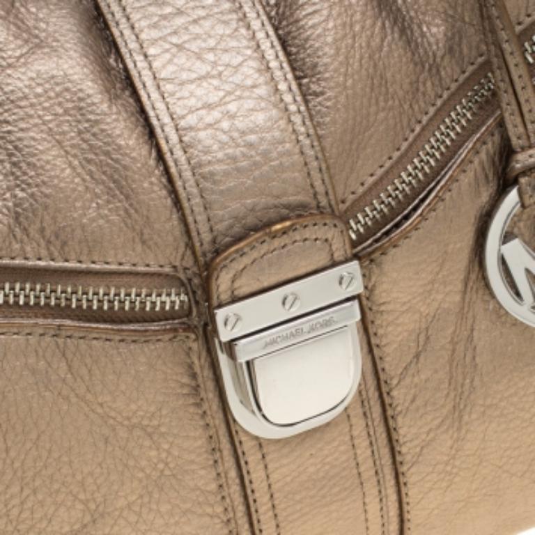 Michael Kors - Borsa in pelle oro metallizzato in vendita 2