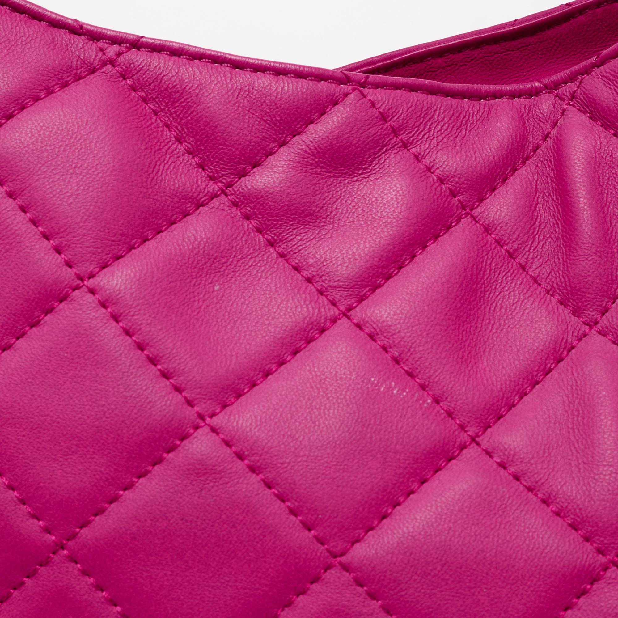 Women's MICHAEL Michael Kors Neon Pink Quilted Leather Susannah Hobo
