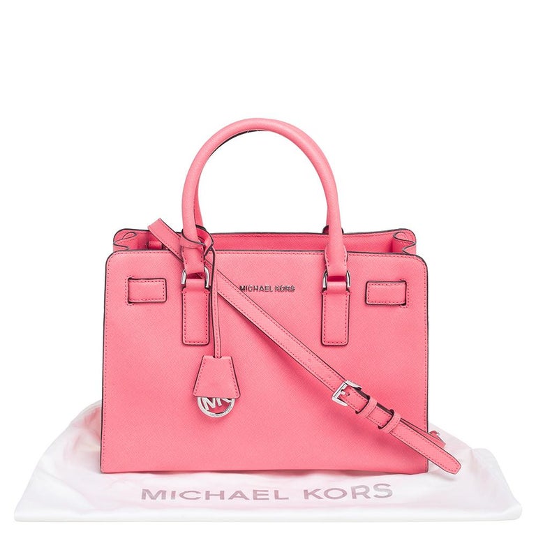 MICHAEL KORS JANE LARGE LEATHER TOTE BAG Woman Soft pink