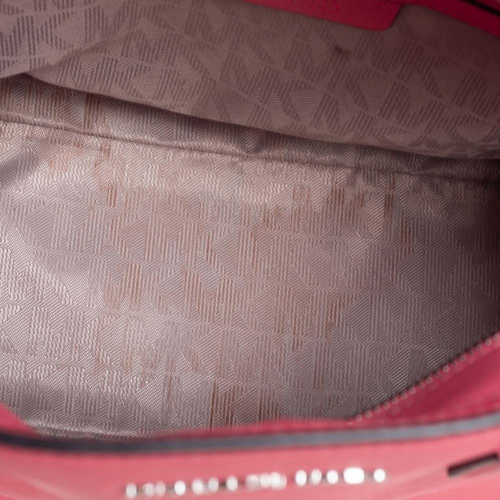 MICHAEL Michael Kors Dillon-Tasche aus rosa Saffiano-Leder in Neonrosa 1