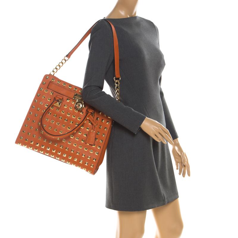 michael kors hamilton orange