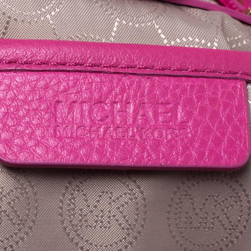 MICHAEL Michael Kors Pink Leather Chain Excess Shoulder Bag 3