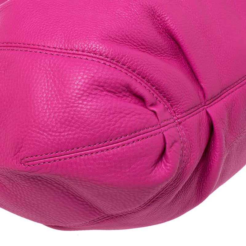 michael kors pink leather bag