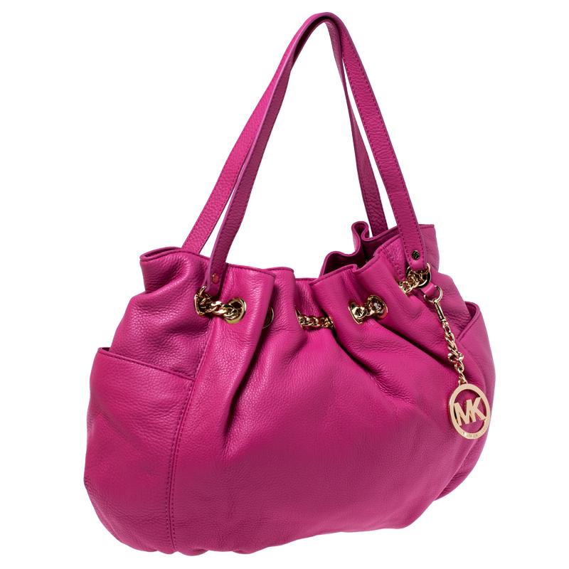 michael kors dark pink purse
