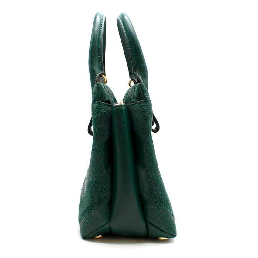 green satchel bag