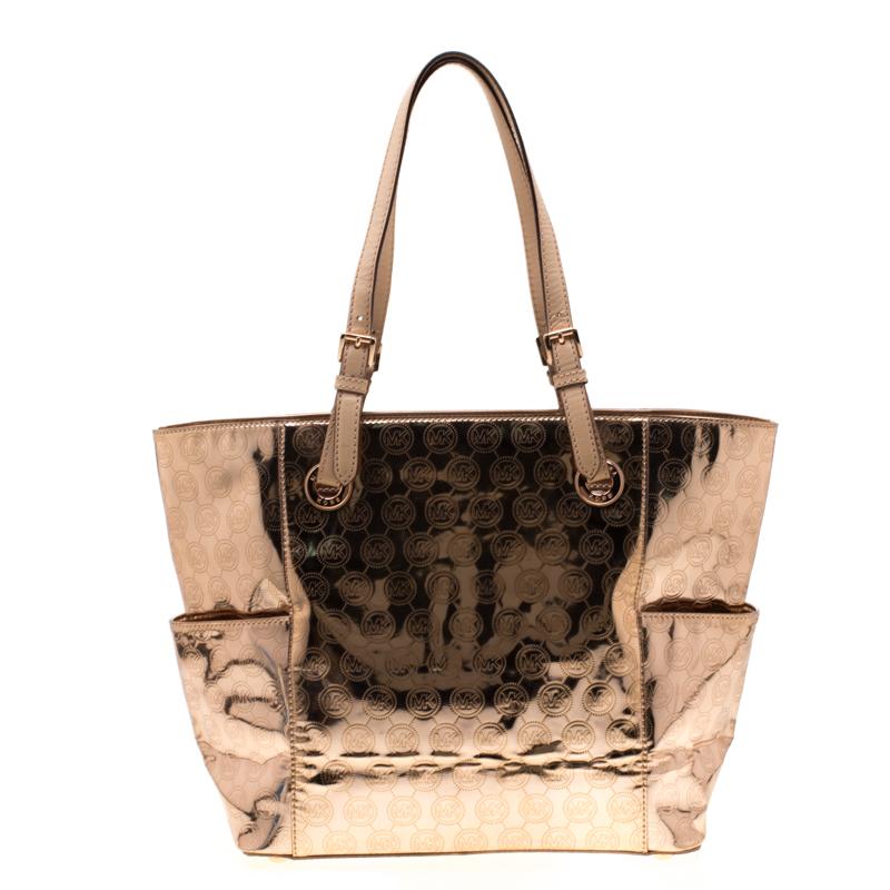 Metallic rose gold purse outlet