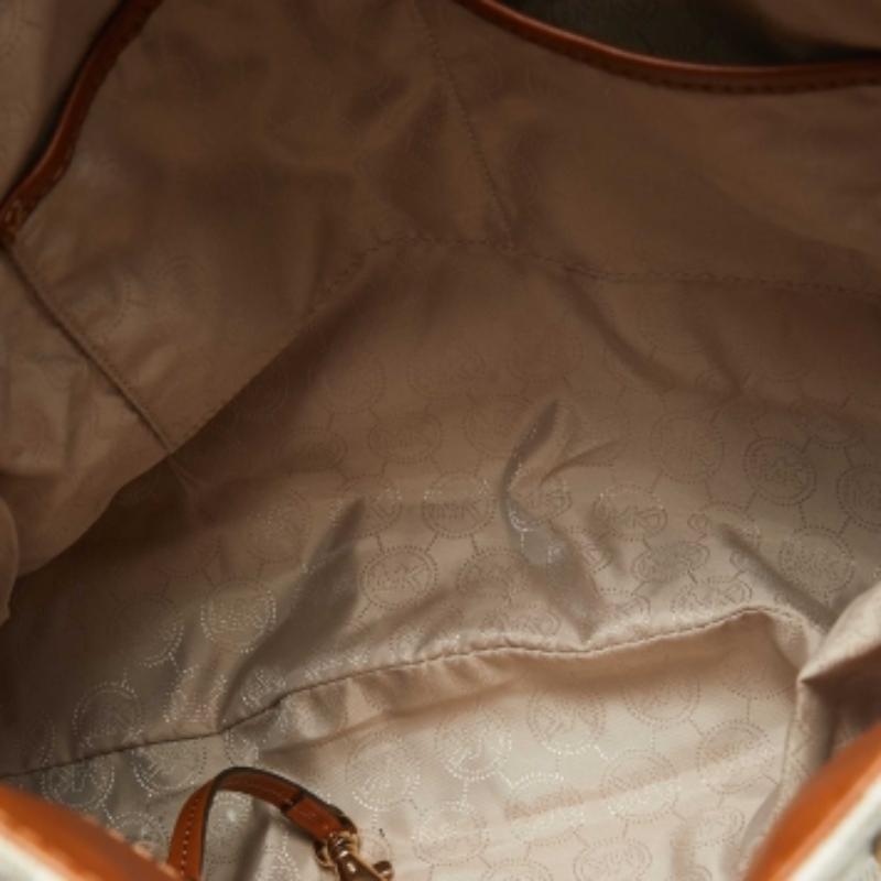 MICHAEL Michael Kors Firma Lienzo Recubierto Tote Hamilton Norte Sur Grande en venta 4