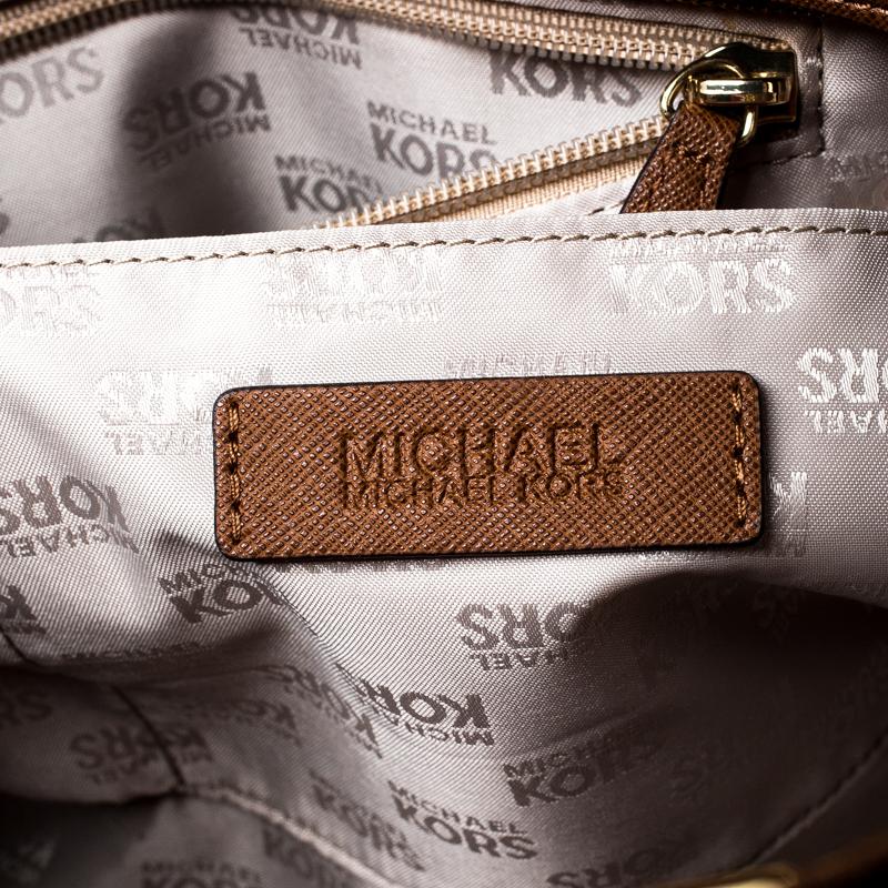 Women's MICHAEL Michael Kors Tan Leather Jet Set Chain Shoulder Bag