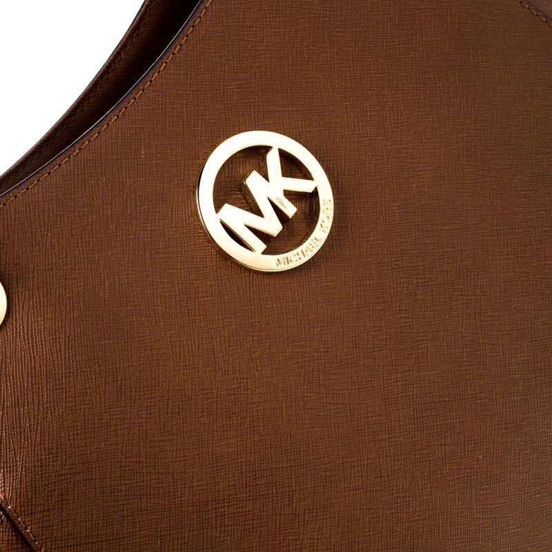 MICHAEL Michael Kors Tan Leather Jet Set Chain Shoulder Bag 2