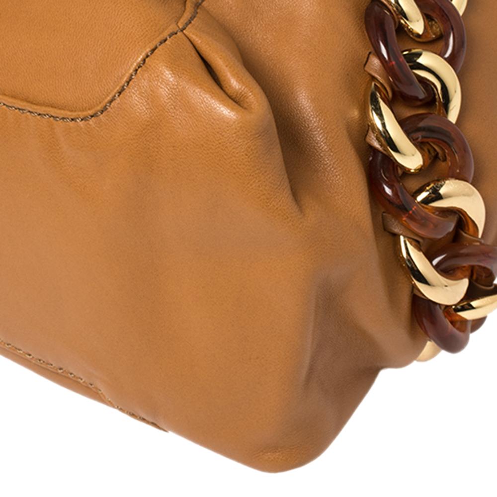 MICHAEL Michael Kors Tan Leather Large ID Chain Hobo 2
