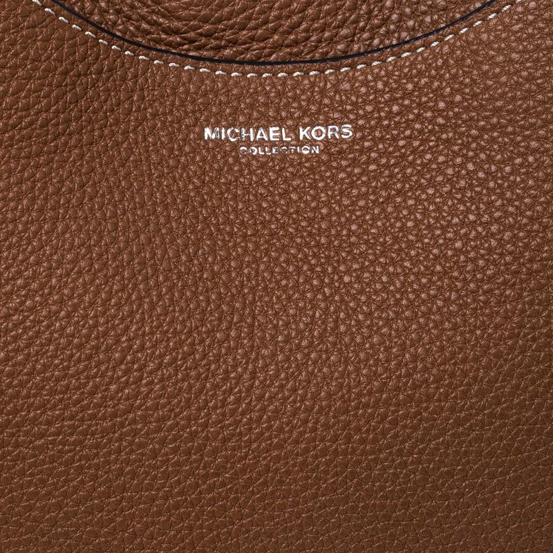 MICHAEL Michael Kors Tan Leather Medium Cassie Hobo 5