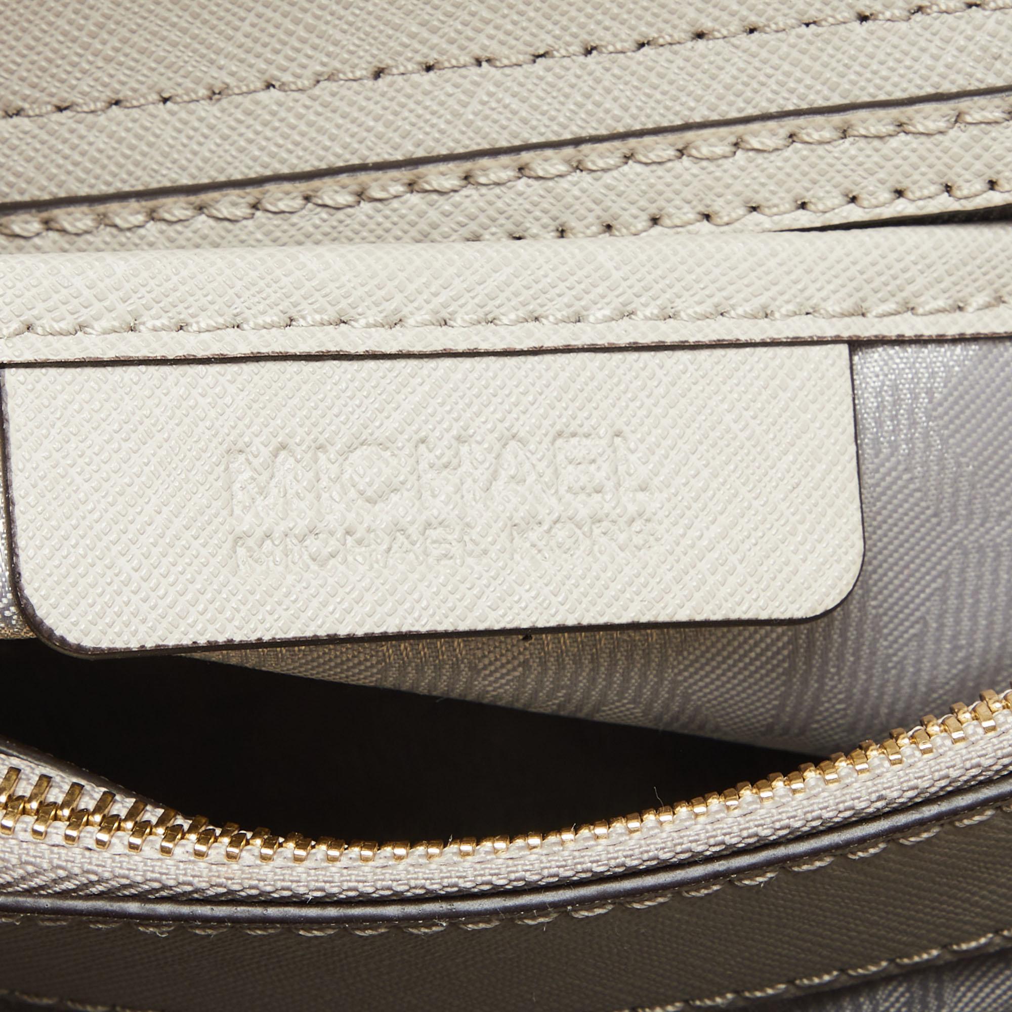 Women's MICHAEL Michael Kors Taupe Leather Small Portia Top Handle Bag