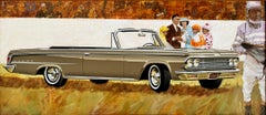 Mid Century Automobilia Dodge 880 Convertible Original Advertisement Art -