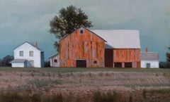 "Homestead" (2024) By Michael Miller, Original Midwestern Landscape Oil Painting
